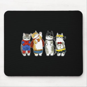 Superhero Cats Kitten Kitty Cats Lover Super Kitte Mouse Pad