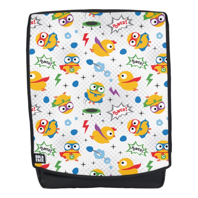Superhero Chicken Backpack (Front)