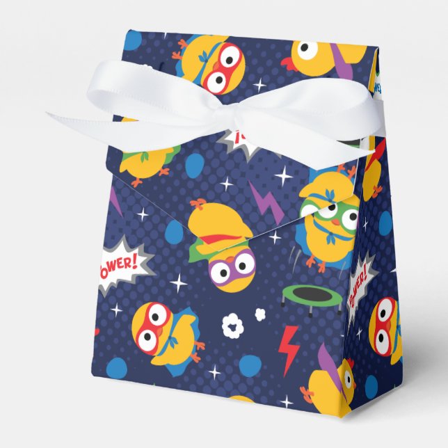 Superhero Chicken Favour Box (Front Side)