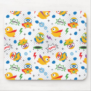 Superhero Chicken Mouse Pad