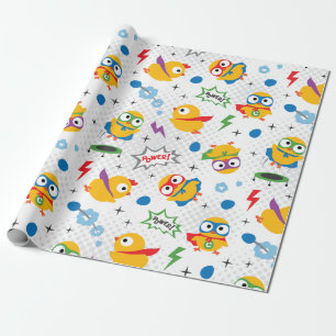 Superhero Chicken Wrapping Paper