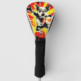 Superhero Chihuahua Dog 01 - Ignacio judge Golf Head Cover