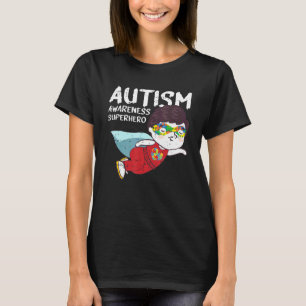 Superhero Child Autism Awareness For Boys Cute Puz T-Shirt