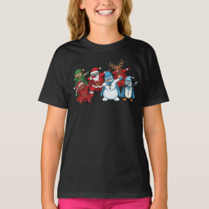 Superhero Christmas Squad Dabbing T-Shirt