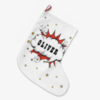 Superhero Comic Speech Bubble Boy Name