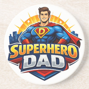 Superhero Dad Coaster