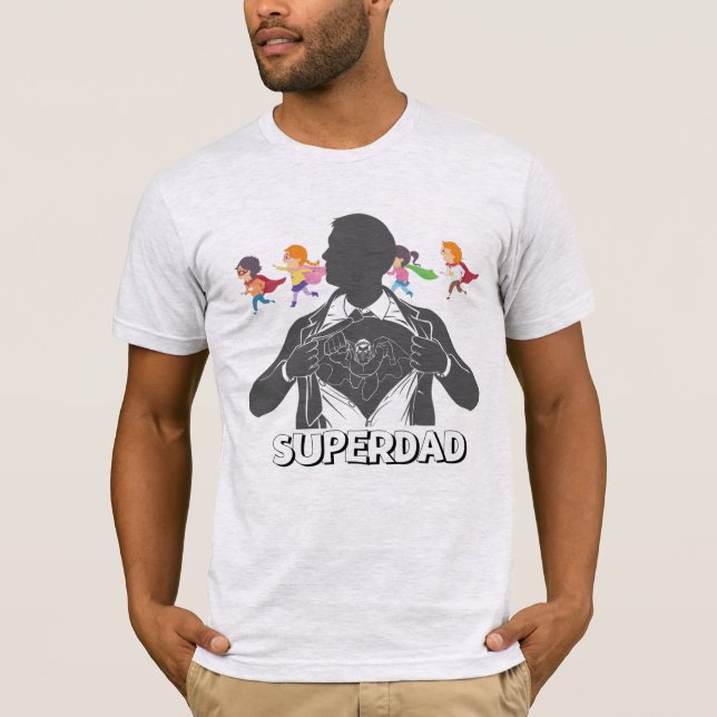 Superhero Dad T-Shirt (Front)