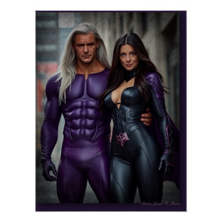 Superhero: Dark and Moody Poster
