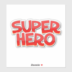 Superhero decal