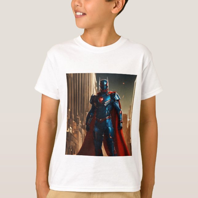  superhero design t-shirt  (Front)