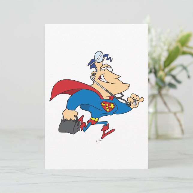 Superhero Doctor Invitations (Creator Uploaded)