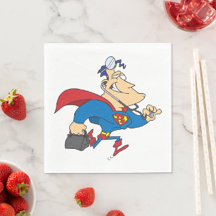 Superhero Doctor Paper Napkins