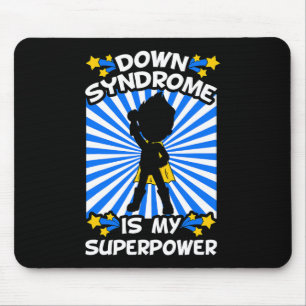 Superhero Down Syndrome Awareness Chromosome Super Mouse Pad