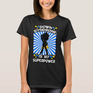 Superhero Down Syndrome Awareness Chromosome Super T-Shirt