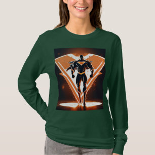 Superhero Emblem Long Sleeve T-Shirt