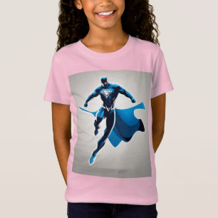 Superhero Emblem Muscle Fit T-Shirt