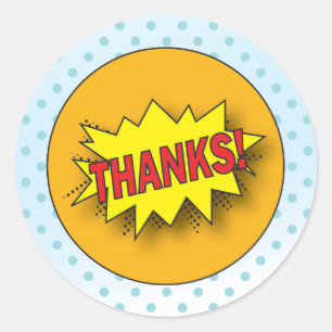 Superhero    Favour Sticker