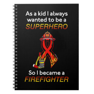 SUPERHERO...Firefighter Notebook