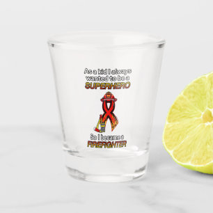 SUPERHERO...Firefighter Shot Glass
