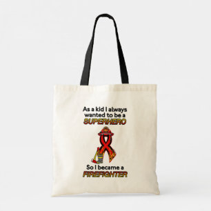 SUPERHERO...Firefighter Tote Bag