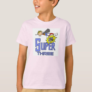 Superhero Girl 3rd Birthday Tshirts and Gifts