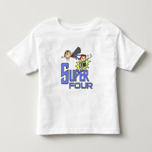 Superhero Girl 4th Birthday Tshirts and Gifts