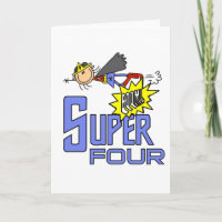 Superhero Girl 4th Birthday Tshirts and Gifts