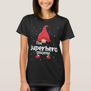Superhero Gnome Family Matching Christmas Funny Pa T-Shirt