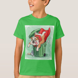 Superhero in a Trash Can by Natasha Us T-Shirt