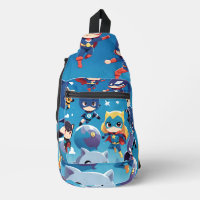 Superhero kids flying high