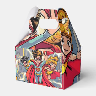 Superhero Kids Party Favour Box – Comic Style Gift