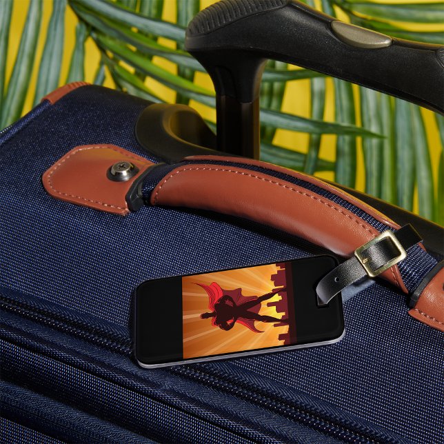 Superhero Luggage Tag (Creator Uploaded)