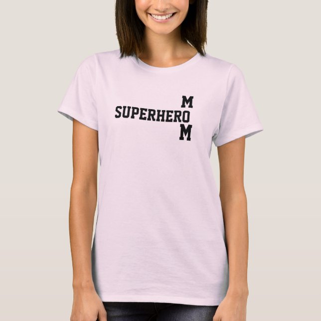 SUPERHERO MOM tee (Front)