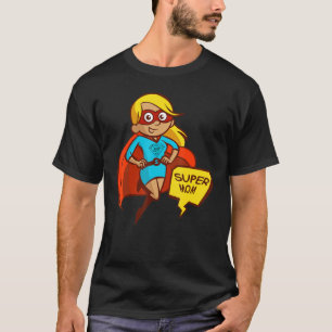 Superhero Mother's Day Super Mum Comic Book T-Shirt