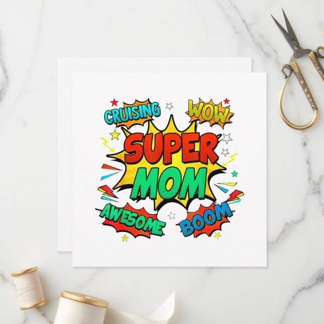 Superhero Mum For Women Programme (Front/Back In Situ)