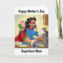 Superhero Mum Personalised Mother's Day