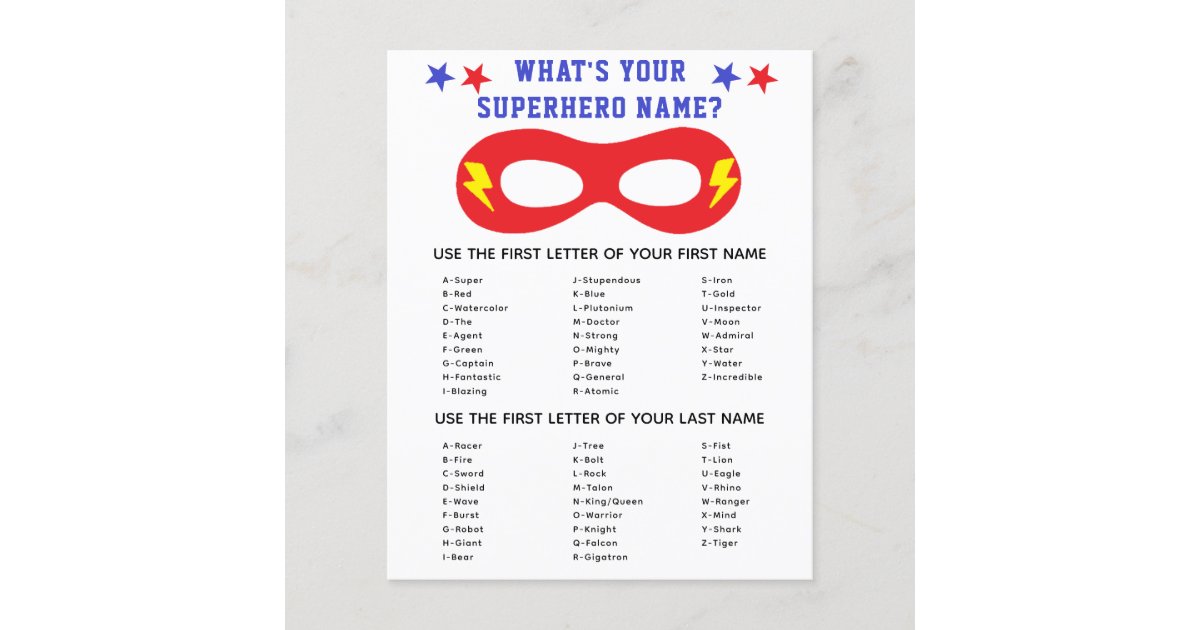 Hero Name Generator