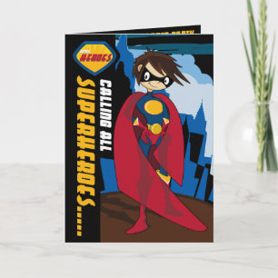 Superhero Party Invitation