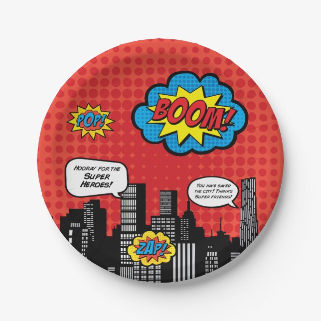 Superhero Plates (Front)