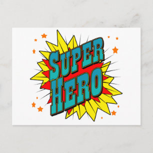 SuperHero Postcard