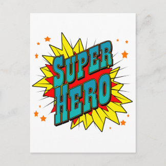 SuperHero Postcard