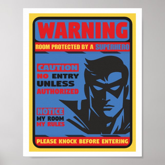 Superhero Poster (Front)