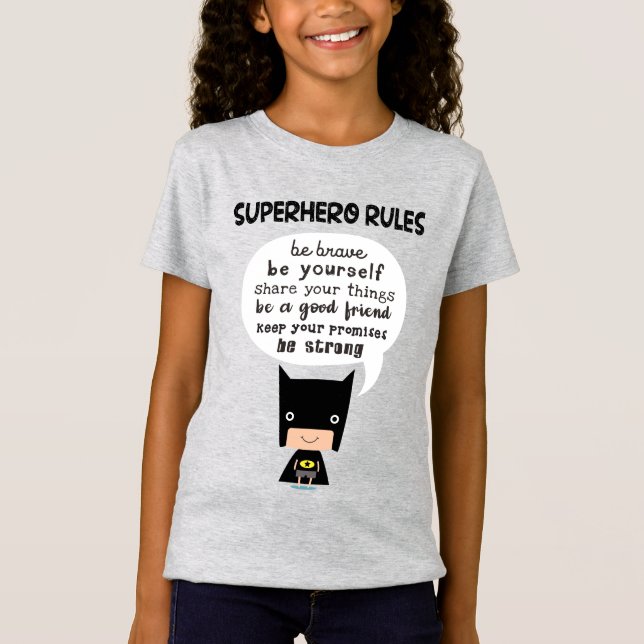 Superhero Rules T-Shirt (Front)
