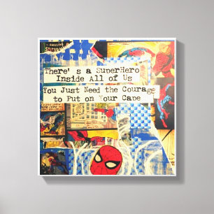 Superhero Stretched Canvas Print