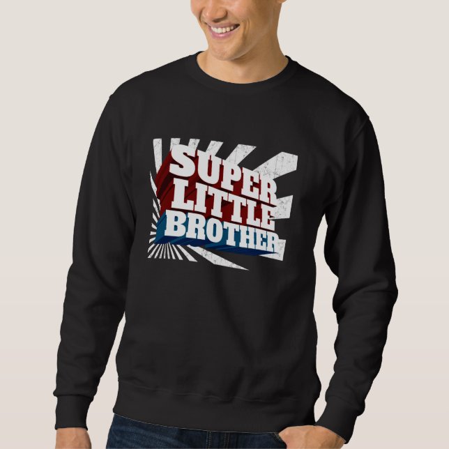Superhero Super Little Brother Comic Sweatshirt (Front)