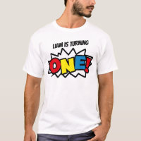 Superhero White T-shirt, Birthday Outfit