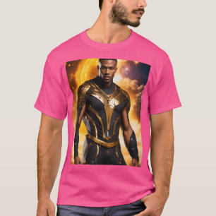 superhero with the power of time man t-shirt