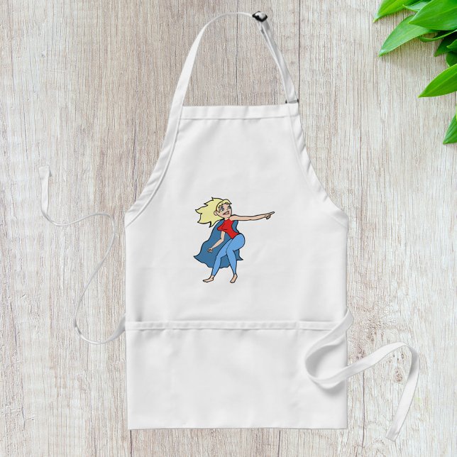 Superhero Woman Standard Apron (Creator Uploaded)