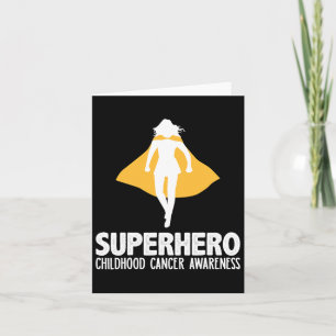 Superhero Women - Childhood Cancer Awareness Card