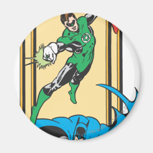 Superheroes In Action Magnet